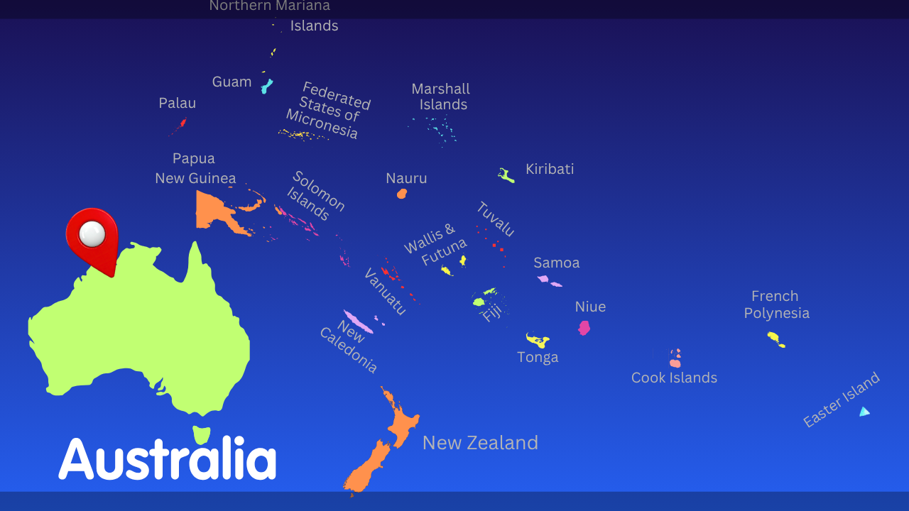 South Pacific/Oceana Geography Memory SONG, VIDEO, Maps & Bonuses!