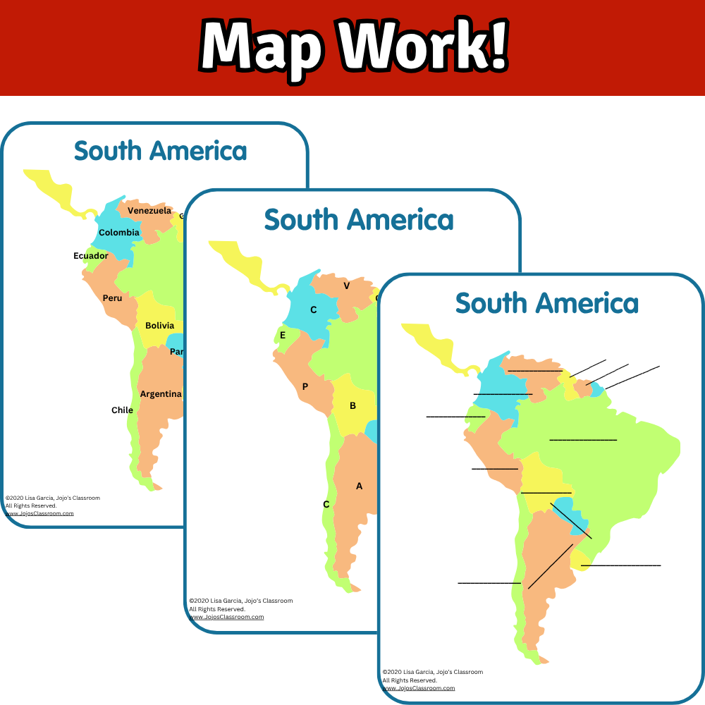 South America Geography Memory SONG, VIDEO, Maps & Bonuses!