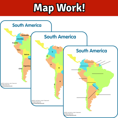 South America Geography Memory SONG, VIDEO, Maps & Bonuses!