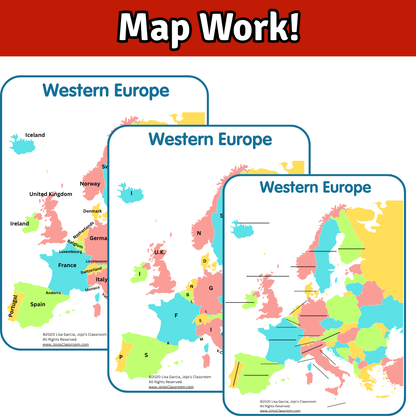 Western Europe Geography Memory SONG, VIDEO, Maps & Bonuses!