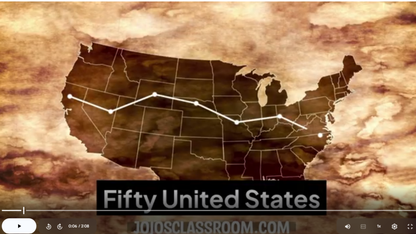 50 United States SONG, VIDEO, MAPS, & Bonus Slides/Activity Sheets