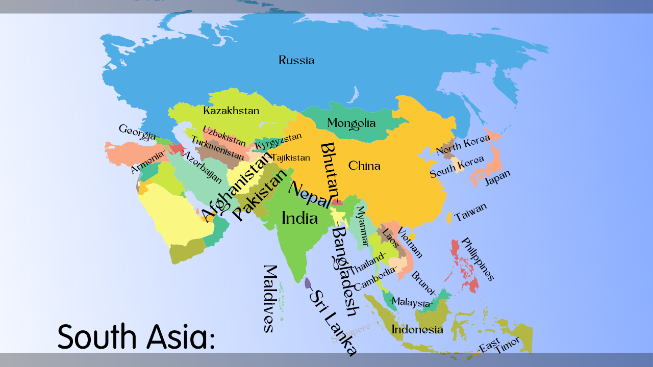 Asia Geography Memory SONG, VIDEO, Maps & Bonuses!