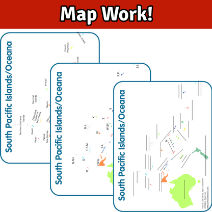 South Pacific/Oceana Geography Memory SONG, VIDEO, Maps & Bonuses!
