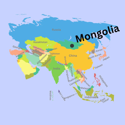 Asia Geography Memory SONG, VIDEO, Maps & Worksheets
