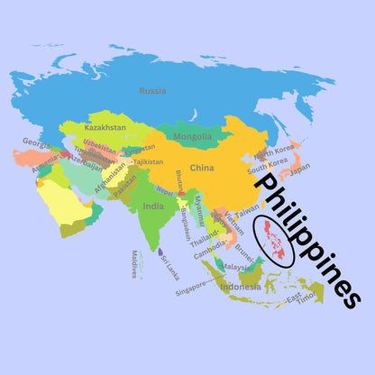 Asia Geography Memory SONG, VIDEO, Maps & Worksheets