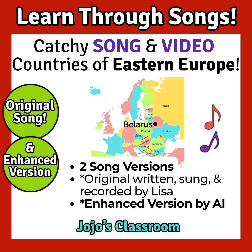 Eastern Europe Geography Memory SONG, VIDEO, Maps & Bonuses!
