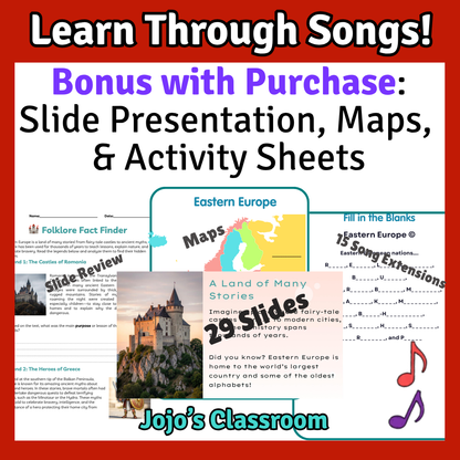 Eastern Europe Geography Memory SONG, VIDEO, Maps & Bonuses!