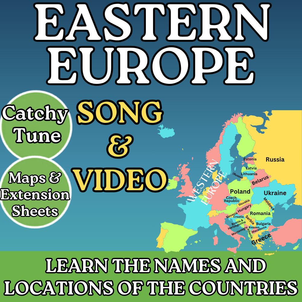 Eastern Europe Geography Memory SONG, VIDEO, Maps & Bonuses!