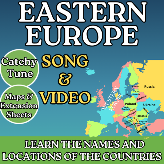 Eastern Europe Geography Memory SONG, VIDEO, Maps & Bonuses!