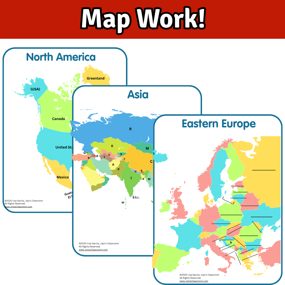 Countries of the World AUDIO and VIDEO BUNDLE with Maps and Bonuses!
