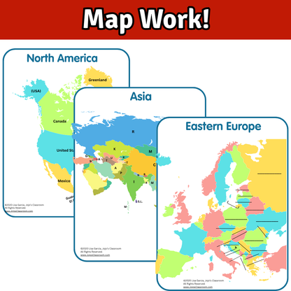 Countries of the World AUDIO and VIDEO BUNDLE with Maps and Bonuses!