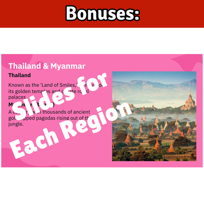Countries of the World AUDIO and VIDEO BUNDLE with Maps and Bonuses!