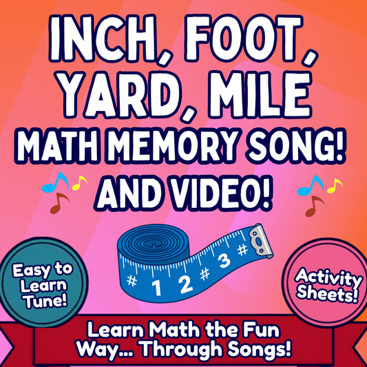 LINEAR MEASUREMENT Math SONG, VIDEO, & Bonus Slides, Extension Sheets