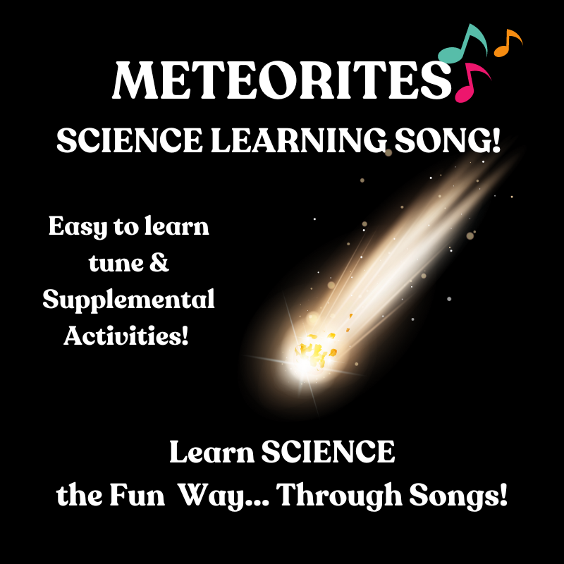 Meteorites Science Learning SONG & Supplemental Activities