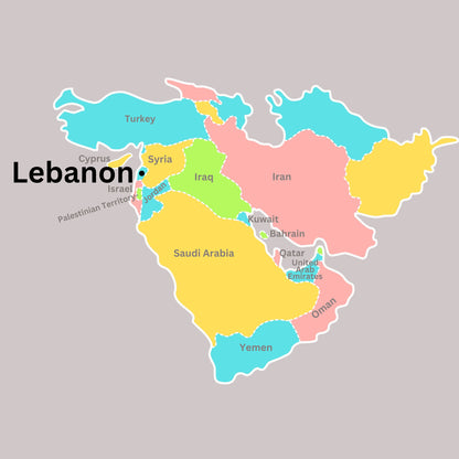 Middle East Geography Memory SONG, VIDEO, Maps & Worksheets