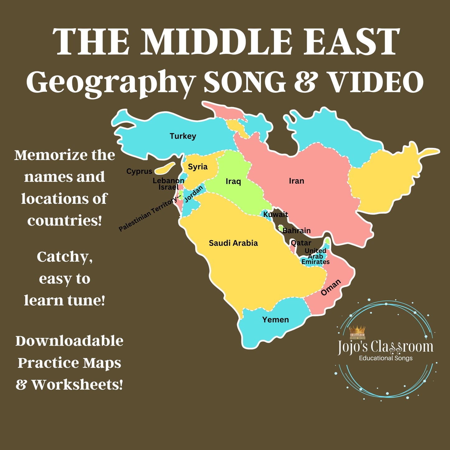 Countries of the World AUDIO and VIDEO BUNDLE with Maps and Study Pages