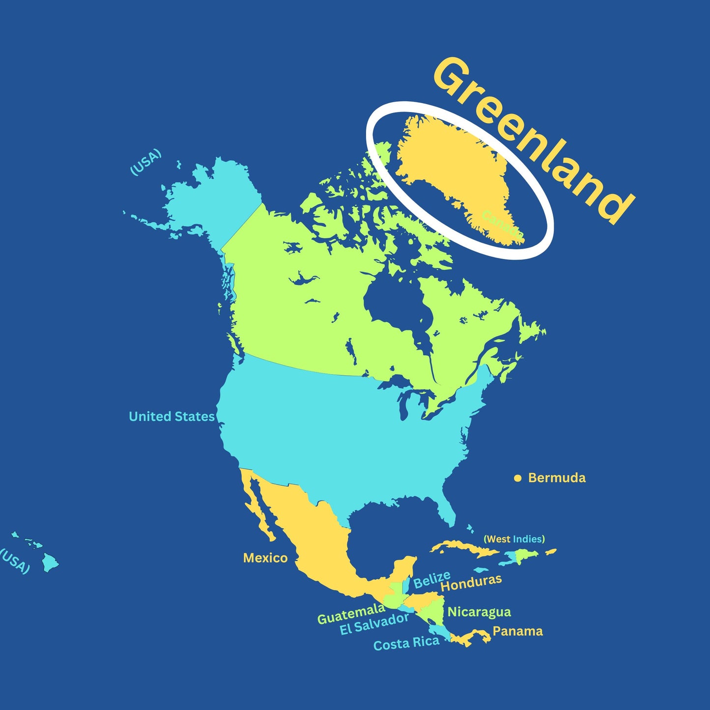 North America Geography Memory SONG, VIDEO, Maps & Worksheets