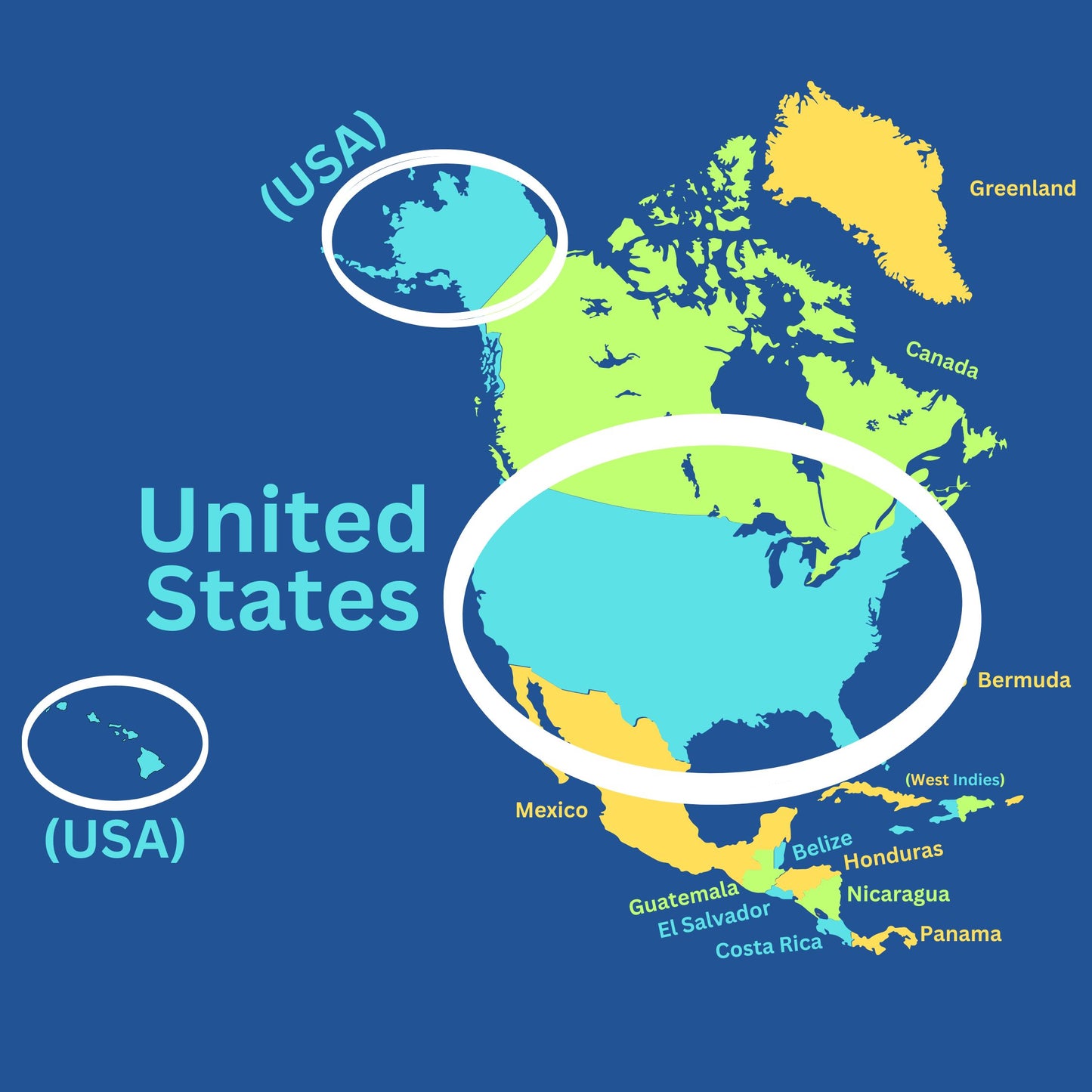 North America Geography Memory SONG, VIDEO, Maps & Worksheets