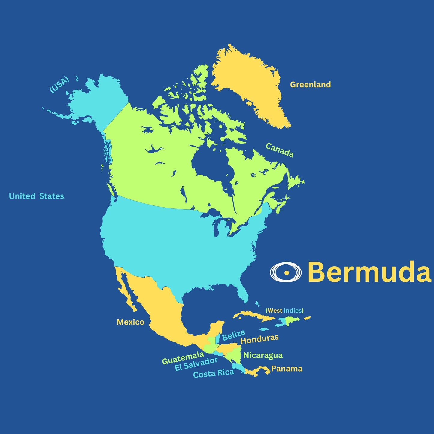 North America Geography Memory SONG, VIDEO, Maps & Worksheets