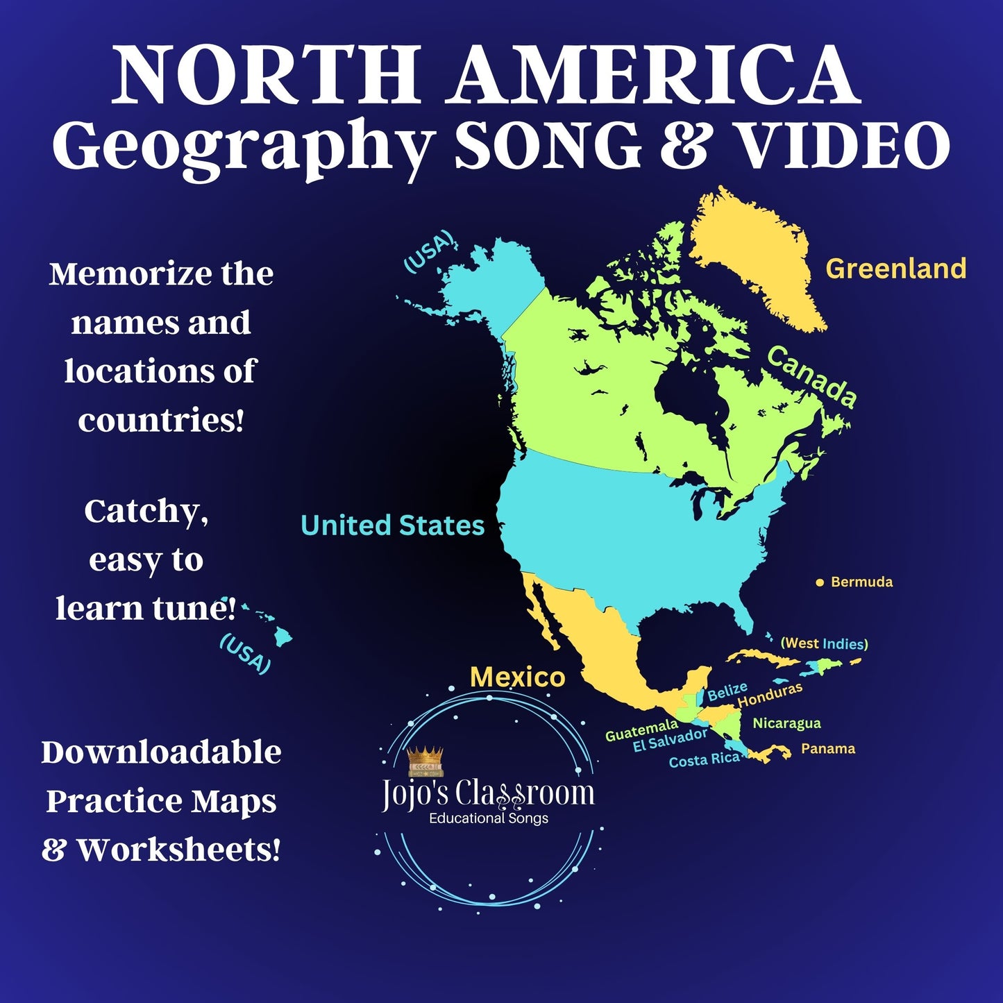 Countries of the World AUDIO and VIDEO BUNDLE with Maps and Study Pages