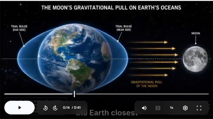 Ocean Tides Science SONG, VIDEO, & Bonus Slides, Worksheets