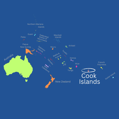 South Pacific/Oceana Geography Memory SONG, VIDEO, Maps & Worksheets