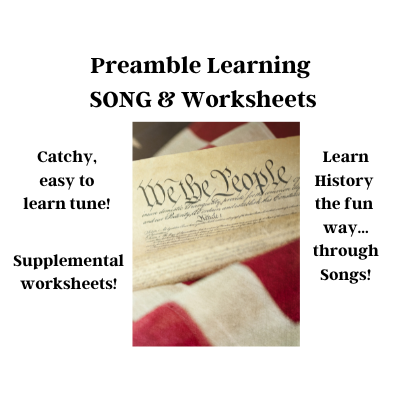 Preamble History Learning SONG & Worksheets