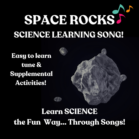 Space Rocks Science Learning SONG & Supplemental Activities