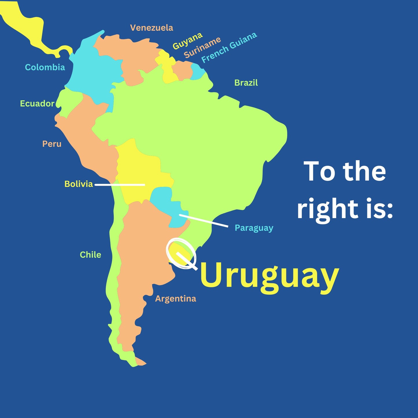 South America Geography Memory SONG, VIDEO, Maps & Worksheets