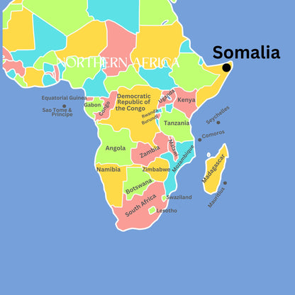 Southern Africa Geography Memory SONG, VIDEO, Maps & Worksheets