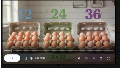 12’s Math SONG, VIDEO, & Bonus Slides, Extension Sheets