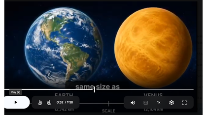 Venus Science SONG, VIDEO, & Bonus Slides, Worksheets