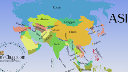 Countries of the World AUDIO and VIDEO BUNDLE with Maps and Bonuses!