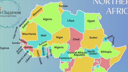 Countries of the World AUDIO and VIDEO BUNDLE with Maps and Bonuses!
