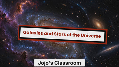 Galaxies Science SONG, VIDEO, & Bonus Slides, Worksheets