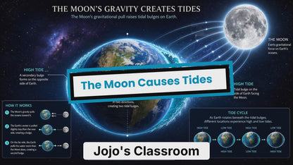 Ocean Tides Science SONG, VIDEO, & Bonus Slides, Worksheets